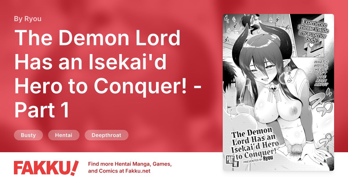 The Demon Lord Has an Isekai'd Hero to Conquer! - Part 1 Hentai by Ryou - FAKKU