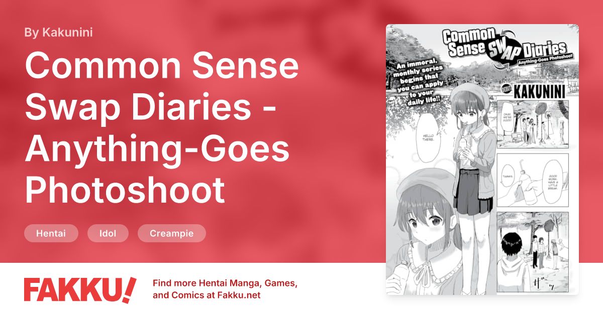Common Sense Swap Diaries - Anything-Goes Photoshoot Hentai by Kakunini - FAKKU