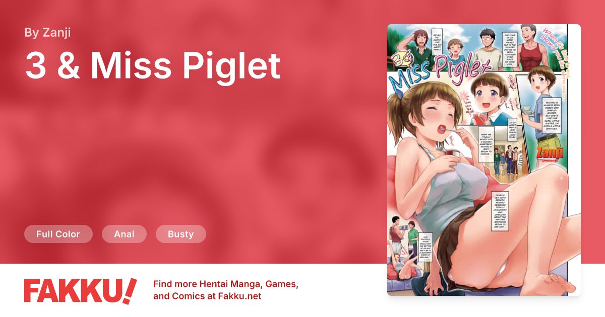 3 & Miss Piglet Hentai by Zanji - FAKKU