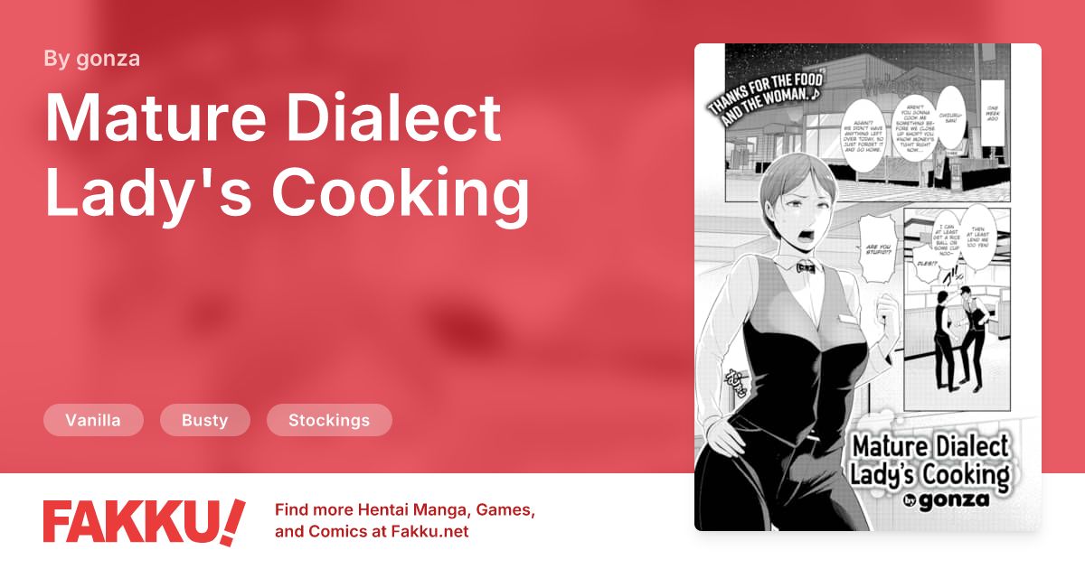 Mature Dialect Lady's Cooking Hentai by gonza - FAKKU
