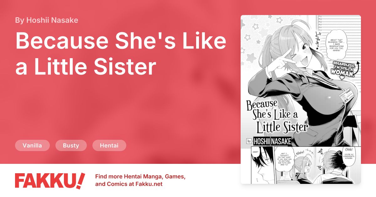 Because She's Like a Little Sister Hentai by Hoshii Nasake - FAKKU