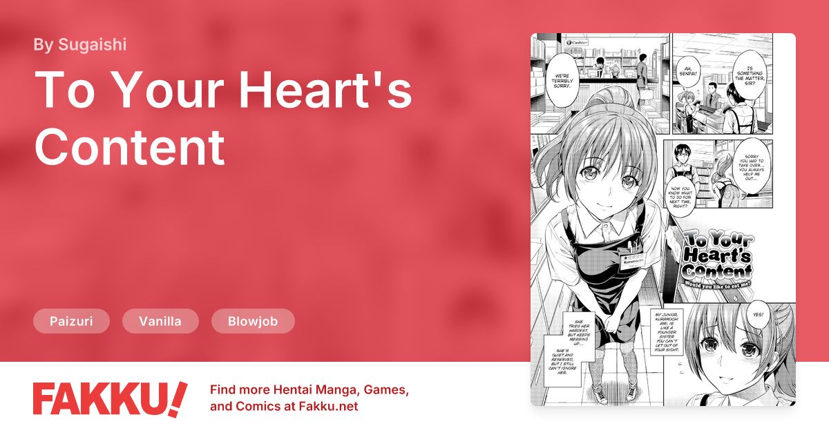 To Your Heart's Content Hentai by Sugaishi - FAKKU
