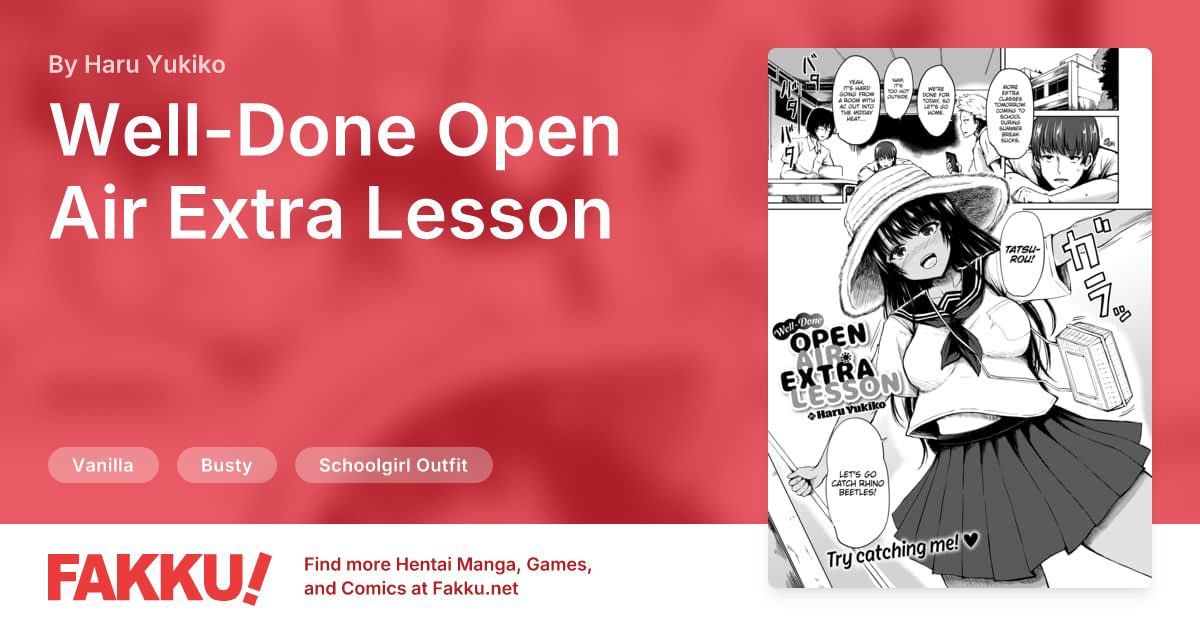 Well-Done Open Air Extra Lesson Hentai by Haru Yukiko - FAKKU