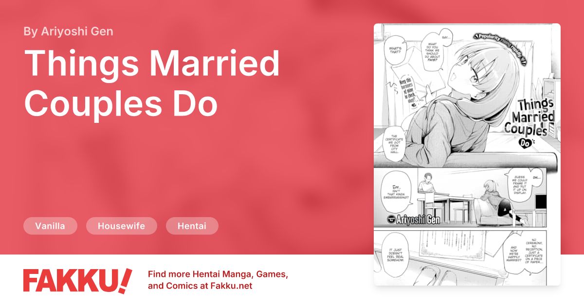 Things Married Couples Do Hentai by Ariyoshi Gen - FAKKU