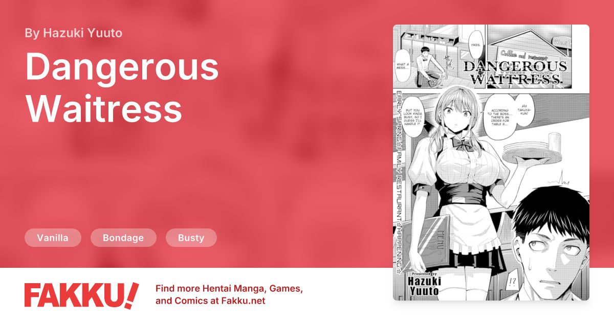 Dangerous Waitress Hentai by Hazuki Yuuto - FAKKU