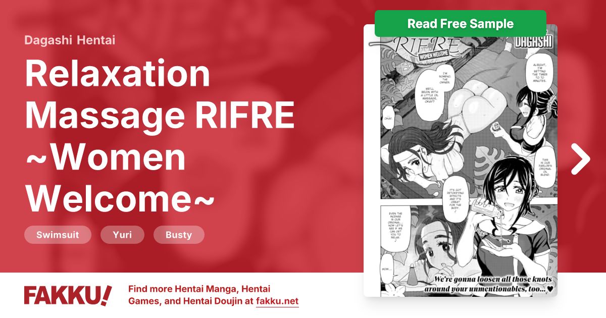 Relaxation Massage RIFRE ~Women Welcome~ Hentai by Dagashi - FAKKU