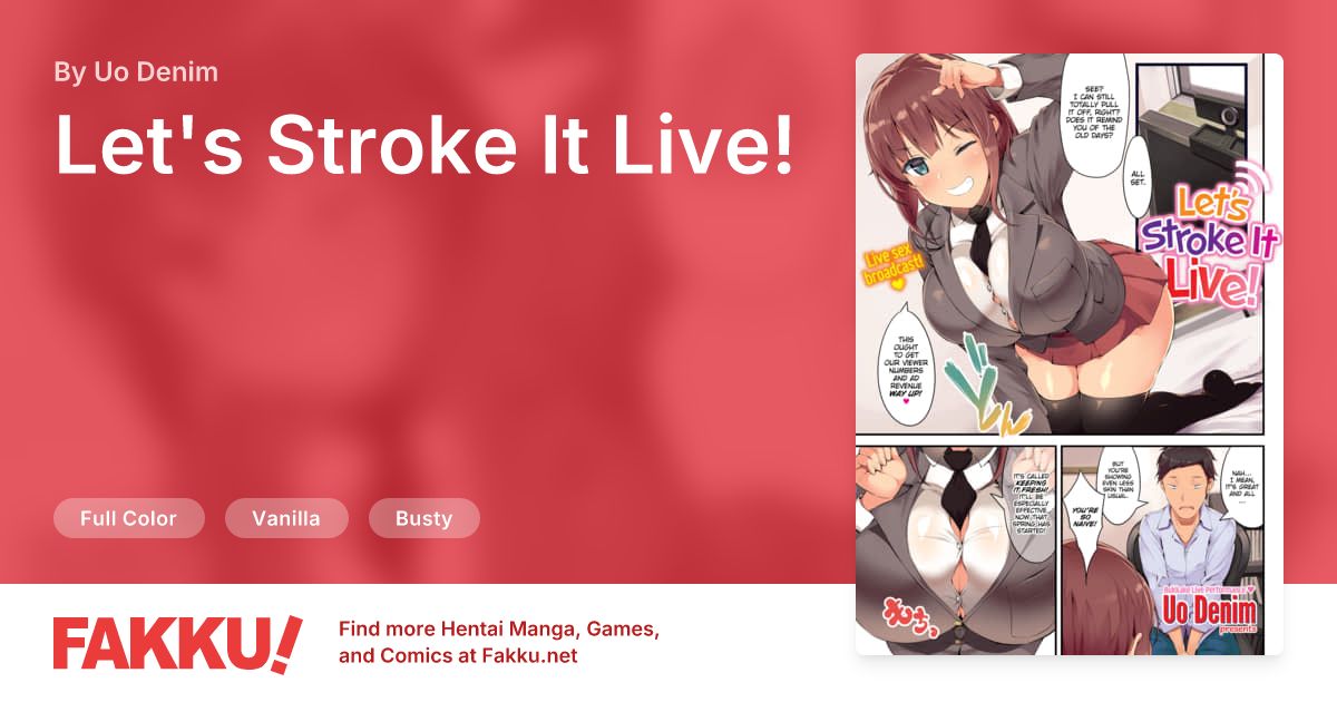 Let's Stroke It Live! Hentai by Uo Denim - FAKKU