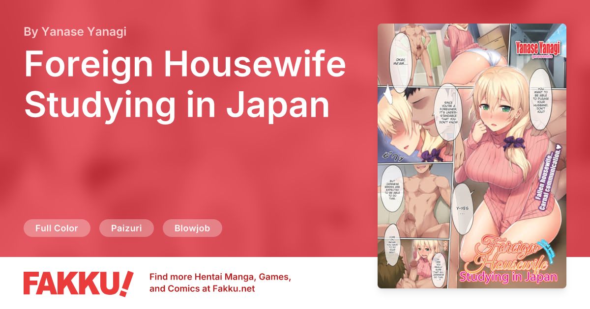 Foreign Housewife Studying in Japan Hentai by Yanase Yanagi - FAKKU
