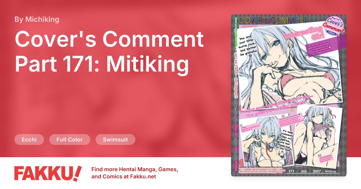 Cover's Comment Part 171: Mitiking Hentai by Michiking - FAKKU