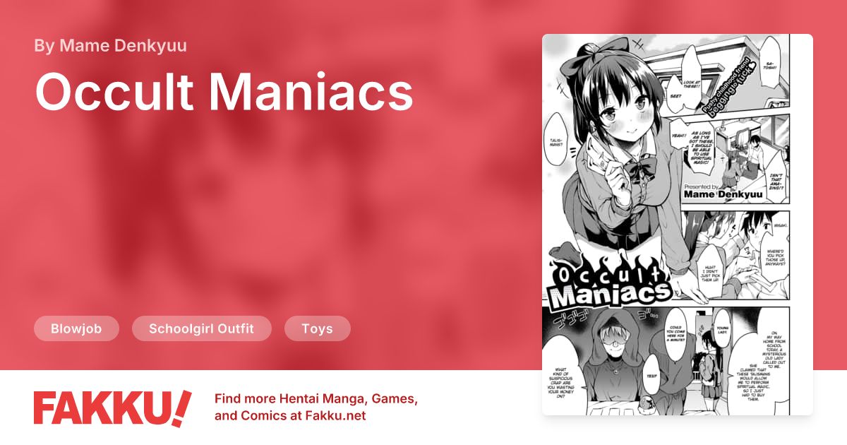 Occult Maniacs Hentai by Mame Denkyuu - FAKKU