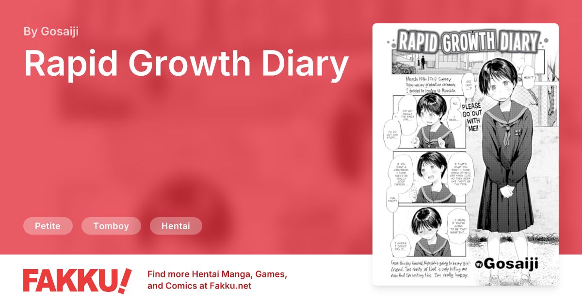 Rapid Growth Diary Hentai by Gosaiji - FAKKU