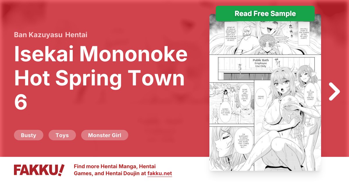  Isekai Mononoke Hot Spring Town 6 Hentai by Ban Kazuyasu - FAKKU