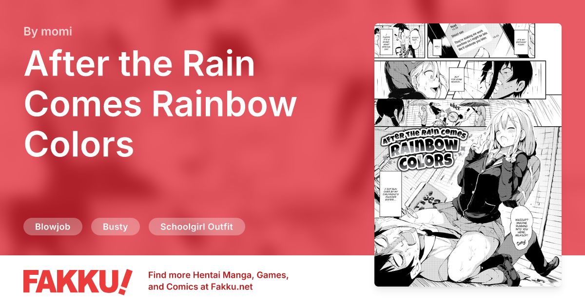 After the Rain Comes Rainbow Colors Hentai by momi - FAKKU