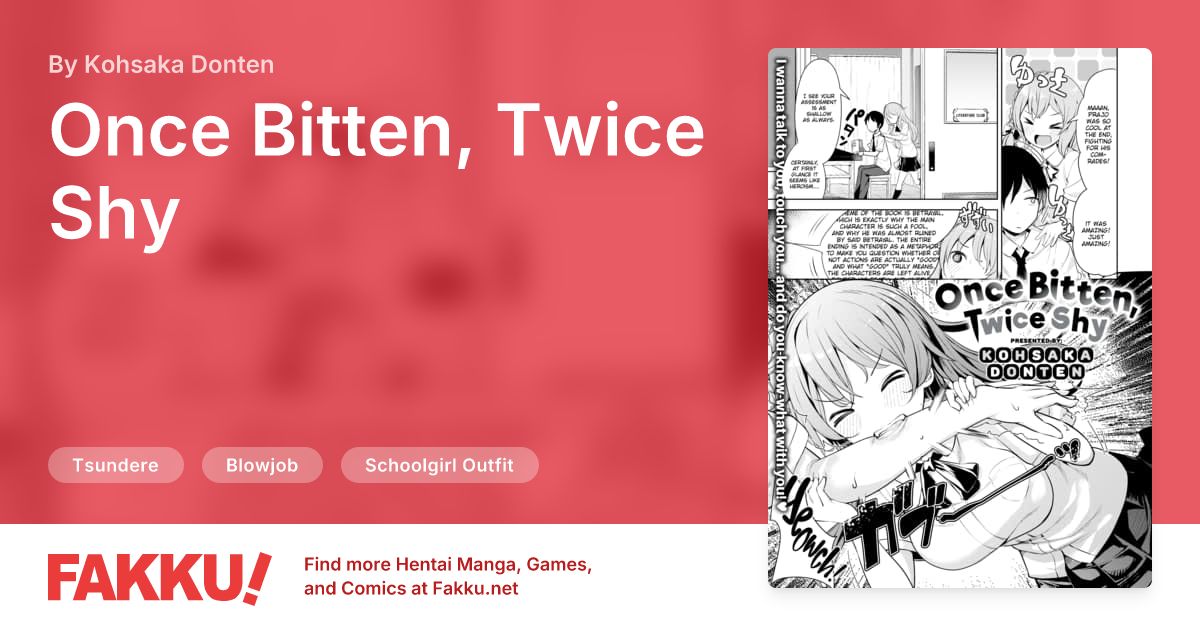 Once Bitten, Twice Shy Hentai by Kohsaka Donten - FAKKU