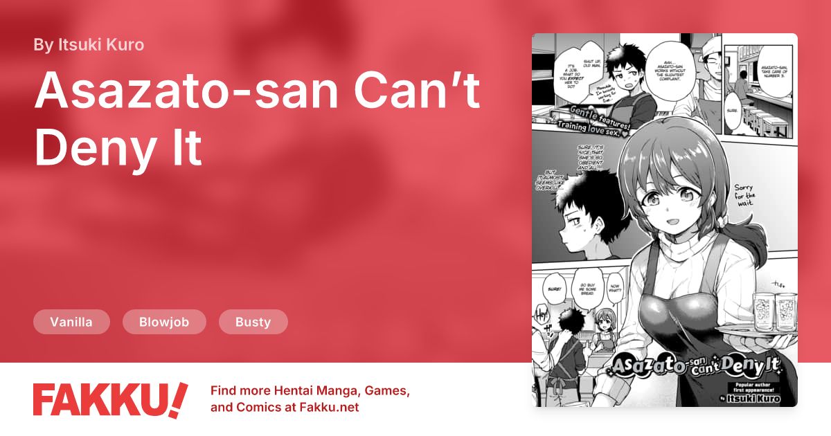 Asazato-san Can’t Deny It Hentai by Itsuki Kuro - FAKKU