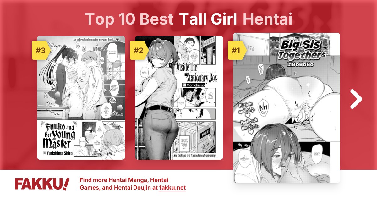 Top 10 Best Tall Girl Hentai