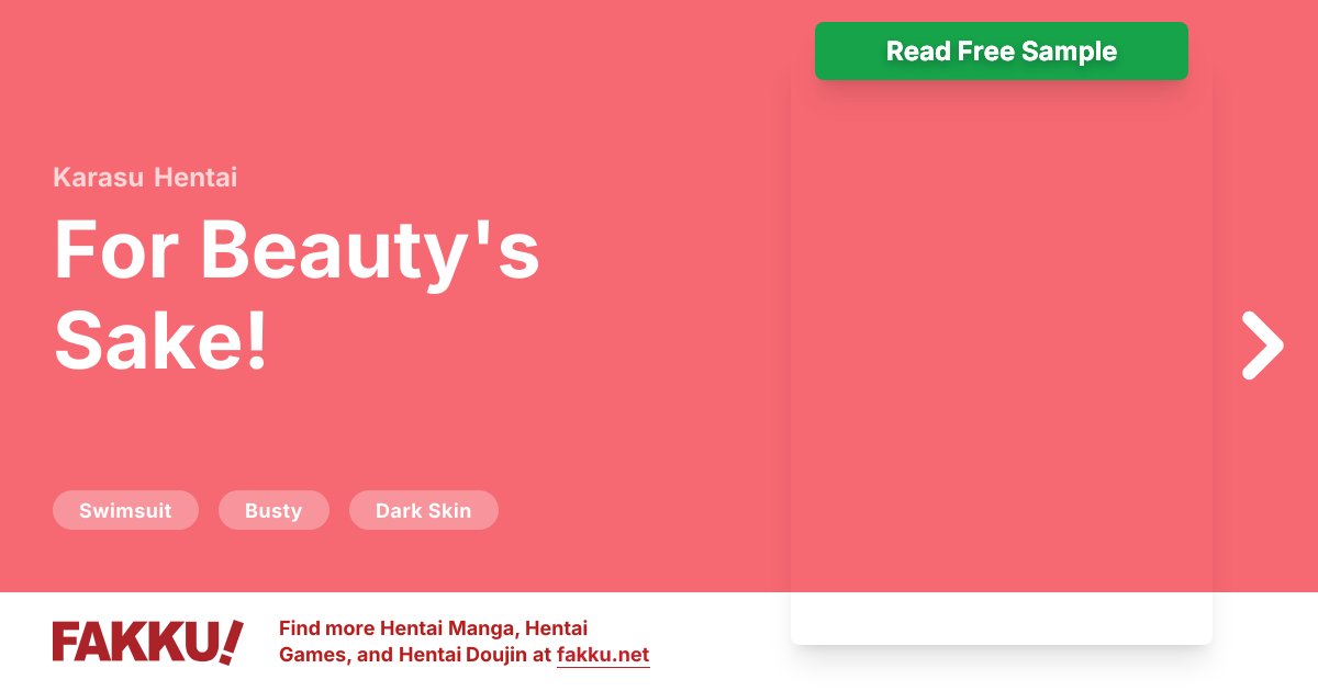  For Beauty's Sake! Hentai by Karasu - FAKKU