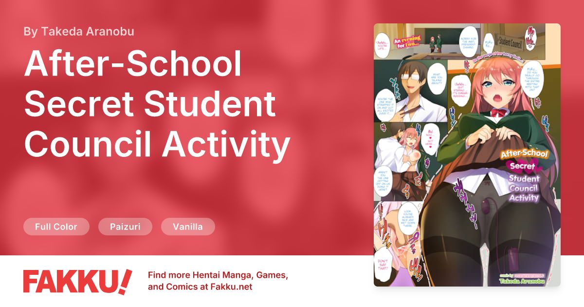 After-School Secret Student Council Activity Hentai by Takeda Aranobu - FAKKU
