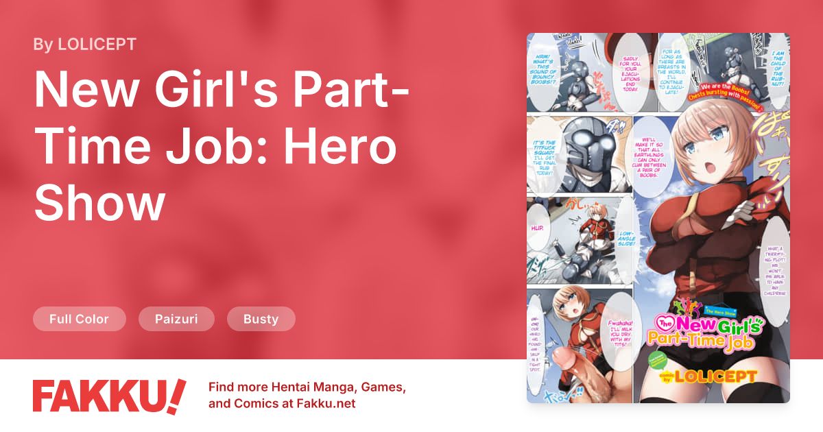 New Girl's Part-Time Job: Hero Show Hentai by LOLICEPT - FAKKU