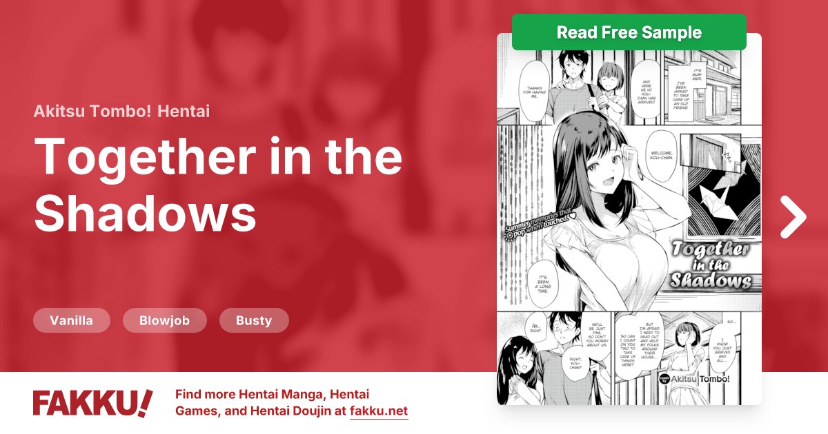  Together in the Shadows Hentai by Akitsu Tombo! - FAKKU
