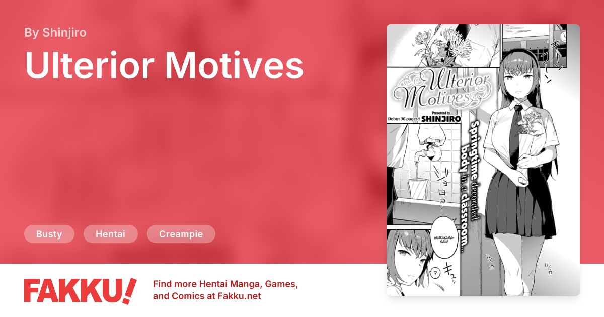 Ulterior Motives Hentai by Shinjiro - FAKKU