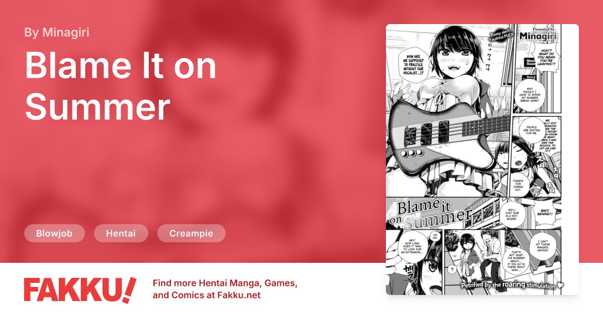 Blame It on Summer Hentai by Minagiri - FAKKU