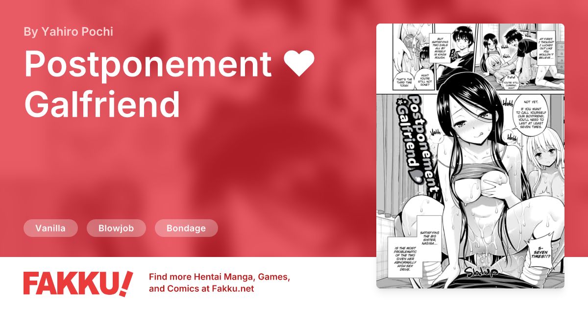Postponement ❤ Galfriend Hentai by Yahiro Pochi - FAKKU
