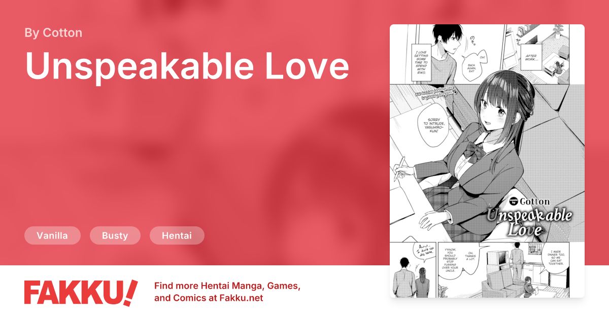 Unspeakable Love Hentai by Cotton - FAKKU