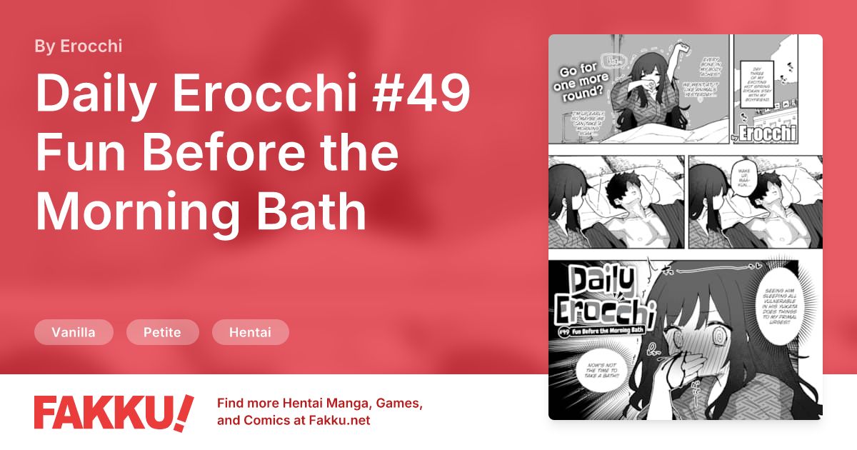 Daily Erocchi #49 Fun Before the Morning Bath Hentai by Erocchi - FAKKU