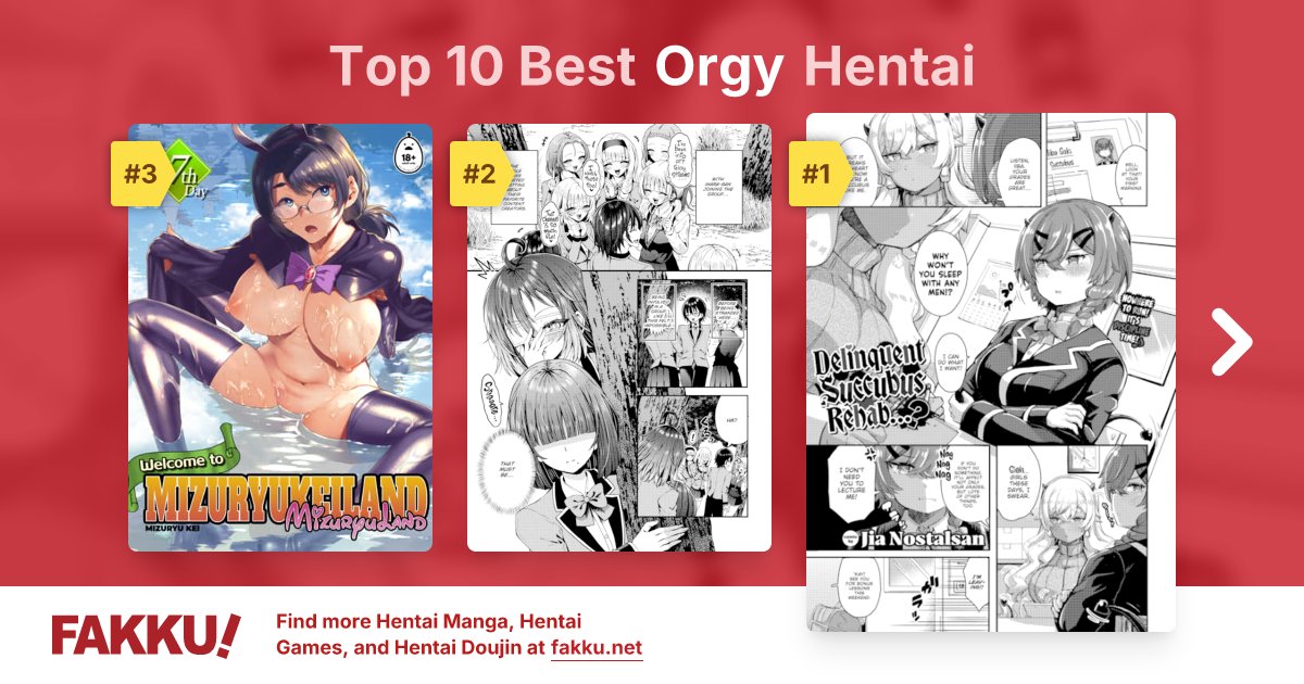 Top 10 Best Orgy Hentai
