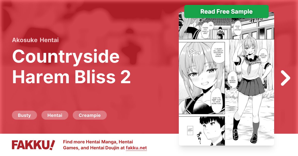  Countryside Harem Bliss 2 Hentai by Akosuke - FAKKU