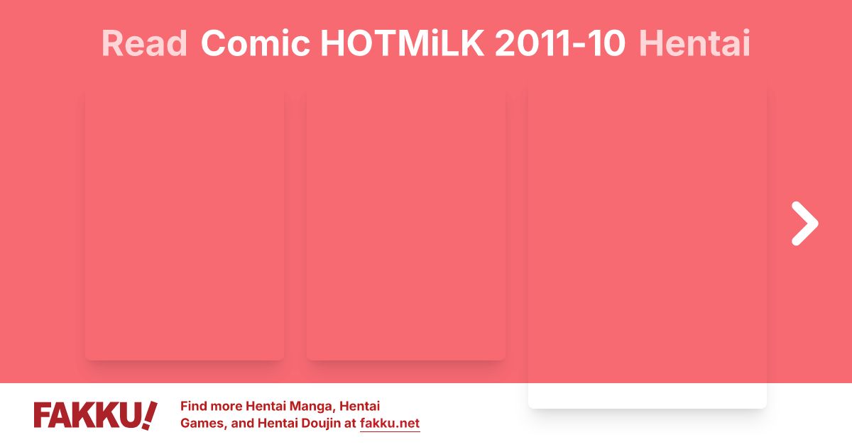 Comic HOTMiLK 2011-10 Hentai - FAKKU
