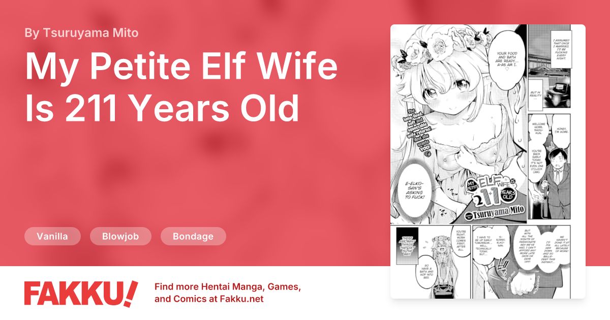 My Petite Elf Wife Is 211 Years Old Hentai by Tsuruyama Mito - FAKKU