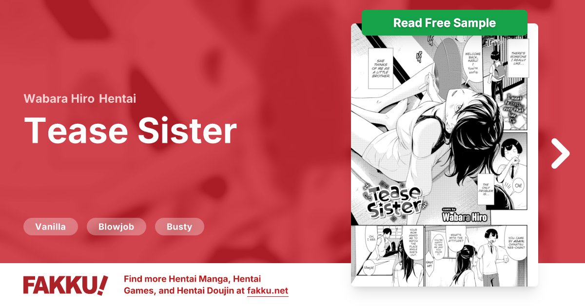  Tease Sister Hentai by Wabara Hiro - FAKKU