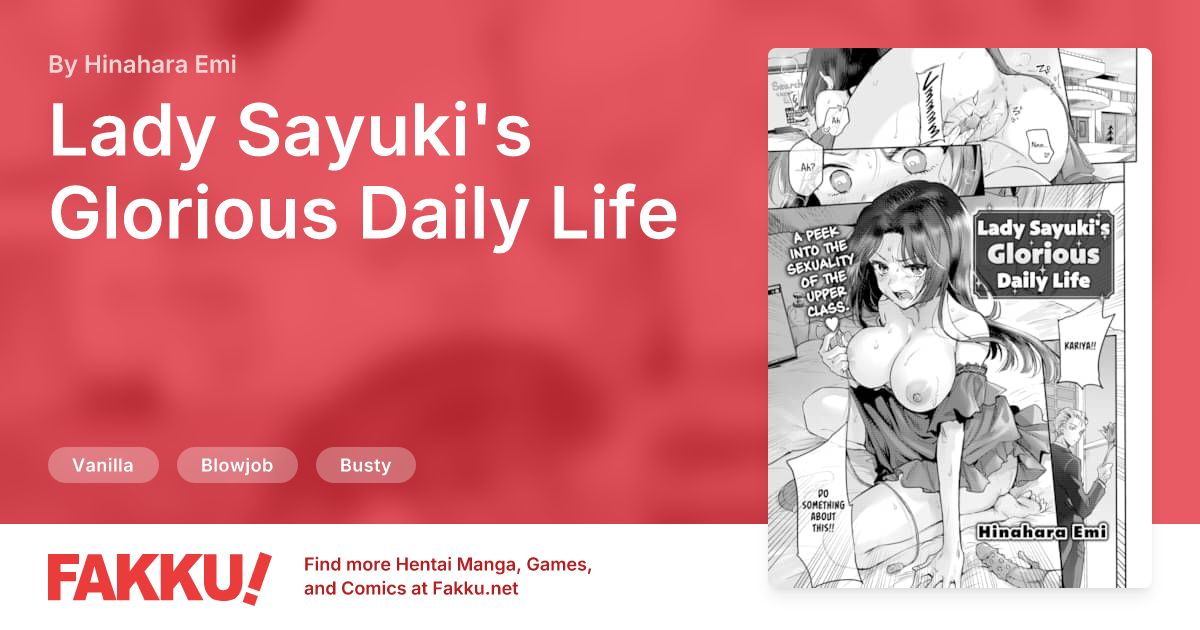 Lady Sayuki's Glorious Daily Life Hentai by Hinahara Emi - FAKKU