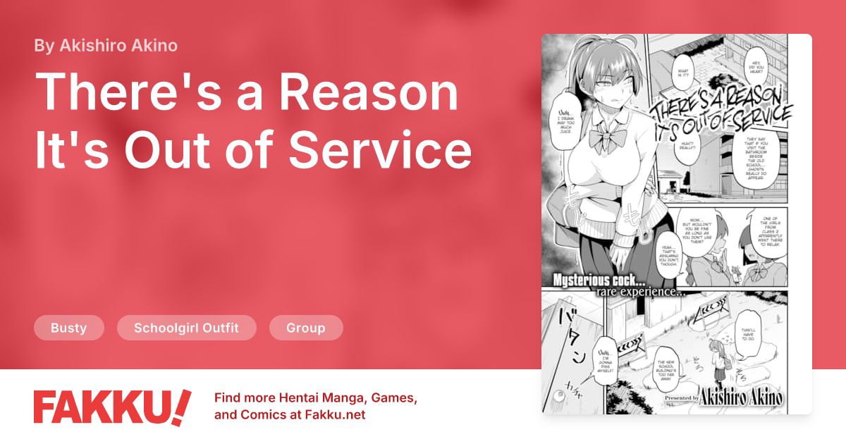  There's a Reason It's Out of Service Hentai by Akishiro Akino - FAKKU