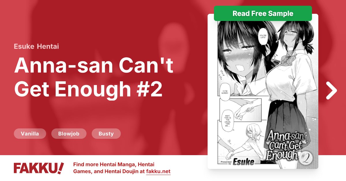  Anna-san Can't Get Enough #2 Hentai by Esuke - FAKKU