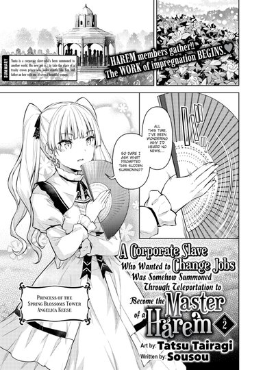 A Corporate Slave Who Wanted to Change Jobs Was Somehow Summoned Through Teleportation to Become the Master of a Harem Ch.2