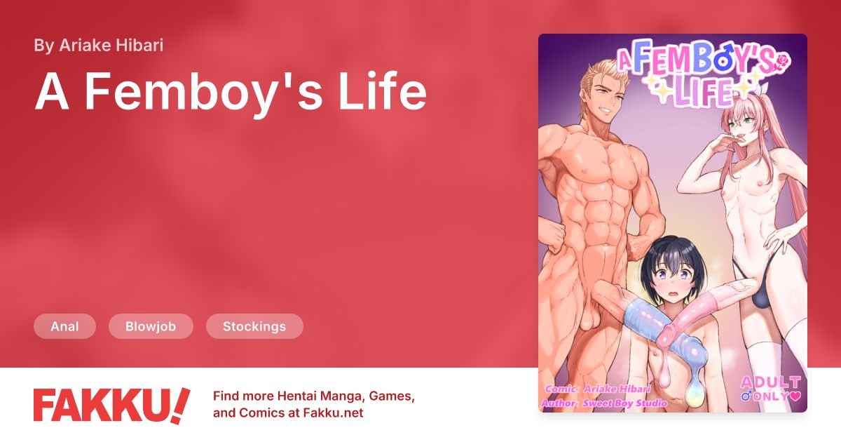 A weak guy who is looked down upon as a male has his awakening as a femboy!There was an all male academy. Of course, there are no women. However, there was a slutty femboy call boy, Yuki Kamikawa. He continues to take guys as clients.However, not everyone gets a fair chance at his sexual services. Yuki ranks all the guys. The handsome popular guys are rank A. The normal guys are rank B. The weak guys are rank C. A rank can go all the way. B rank can go up to a blowjob. C rank can only masturbate in front of him.A weak guy named Manato Yoshiwara, who is having Yuki watch him masturbate, longs to suck on Yuki&apos;s big penis. But because he is rank C, he is only allowed to masturbate. Frustrated, he pathetically ejaculates.While cleaning up the floor of his ejaculation, Mikami, the next customer, shows up. He&apos;s a burly, muscular, handsome alpha guy. Compared to Manato, the difference in their manliness is apparent.Of course, Mikami is rank A. Looking at Manato, he could tell right away that Manato doesn&apos;t cut it as a male. But he also could tell that he had the aptitude to be a bottom.He tells Manato to watch him and Yuki have sex. That&apos;s when the sexually talented Mikami and Yuki show Manato what it&apos;s like to have sex. Watching the steamy and rough sex, Manato&apos;s tiny phimosis cock becomes hard again.