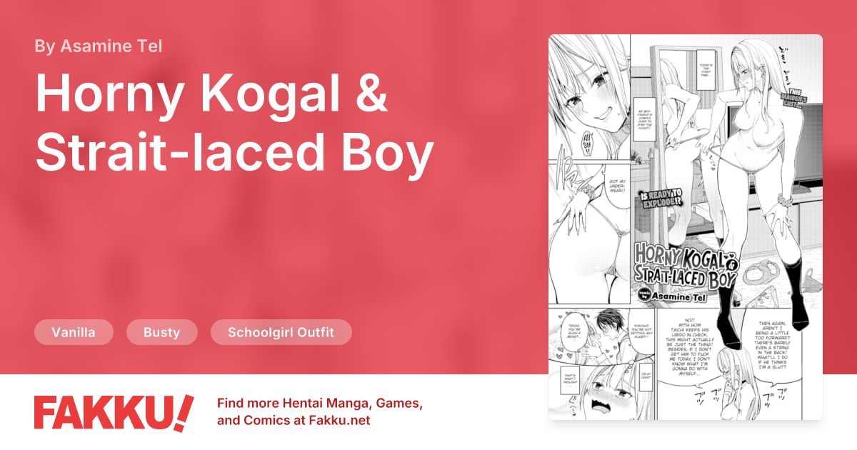 Horny Kogal & Strait-laced Boy Hentai by Asamine Tel - FAKKU