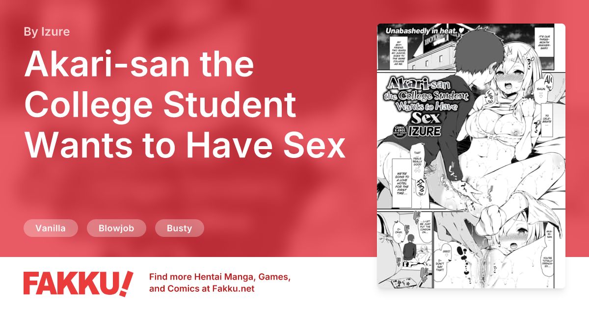  Akari-san the College Student Wants to Have Sex Hentai by Izure - FAKKU