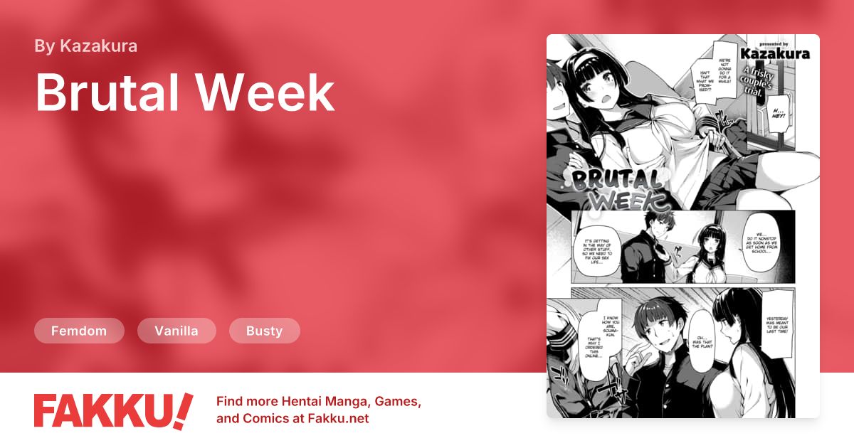 Brutal Week Hentai by Kazakura - FAKKU