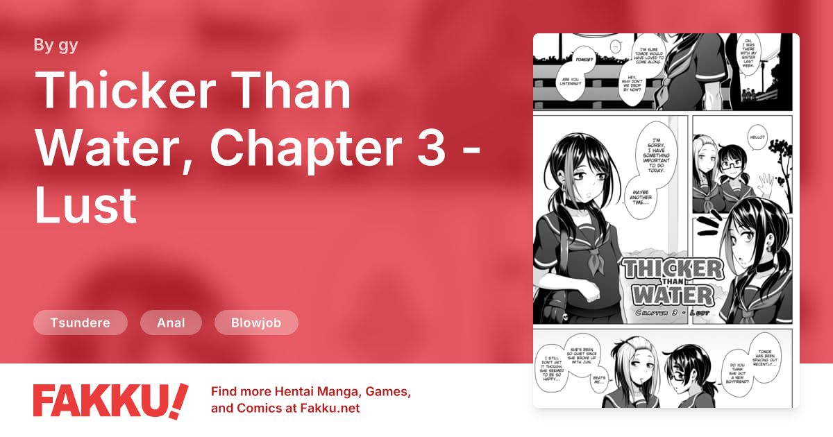 Thicker Than Water, Chapter 3 - Lust Hentai by gy - FAKKU