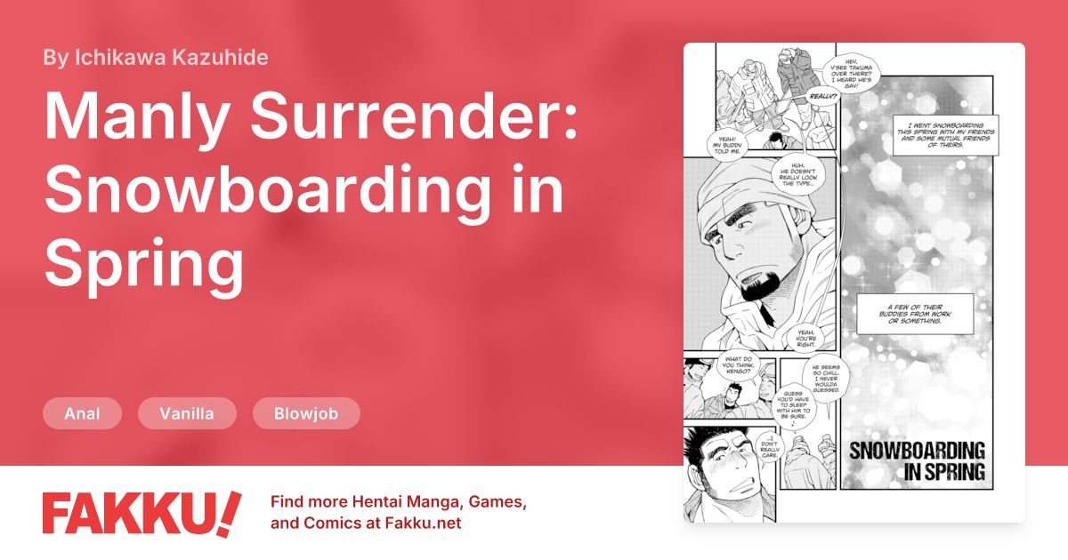 Manly Surrender: Snowboarding in Spring Hentai by Ichikawa Kazuhide - FAKKU