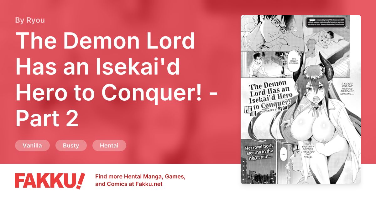 The Demon Lord Has an Isekai'd Hero to Conquer! - Part 2 Hentai by Ryou - FAKKU