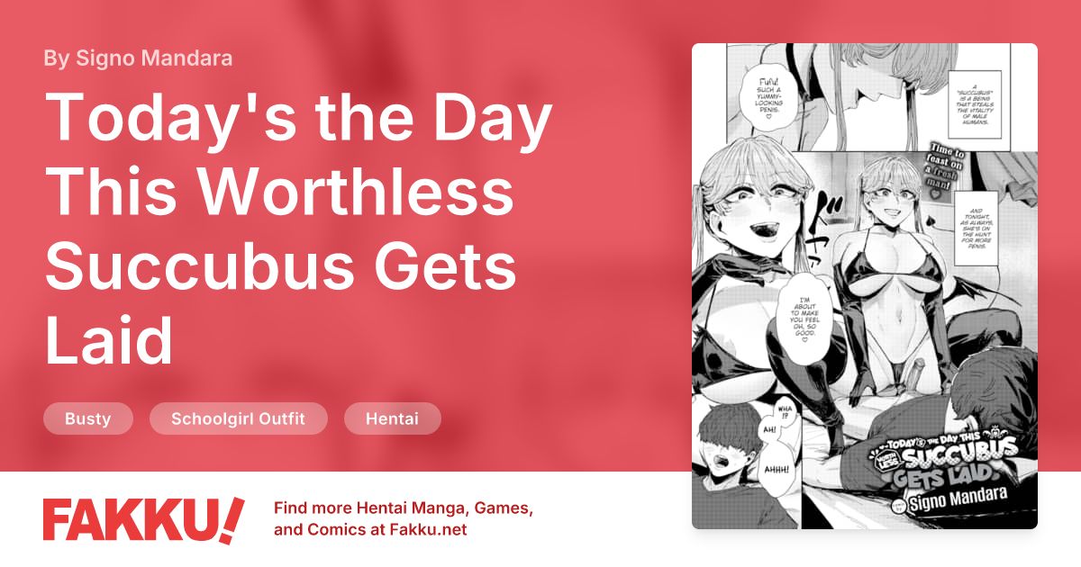  Today's the Day This Worthless Succubus Gets Laid Hentai by Signo Mandara - FAKKU