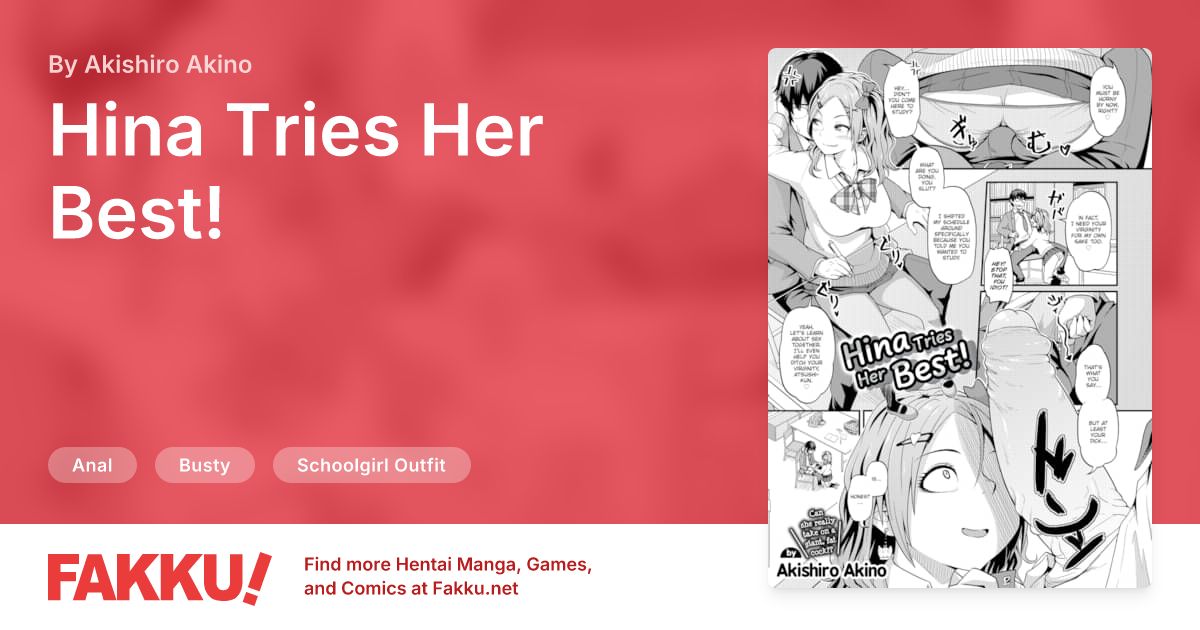 Hina Tries Her Best! Hentai by Akishiro Akino - FAKKU