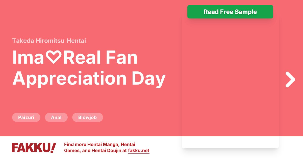 Ima♡Real Fan Appreciation Day Hentai by Takeda Hiromitsu - FAKKU