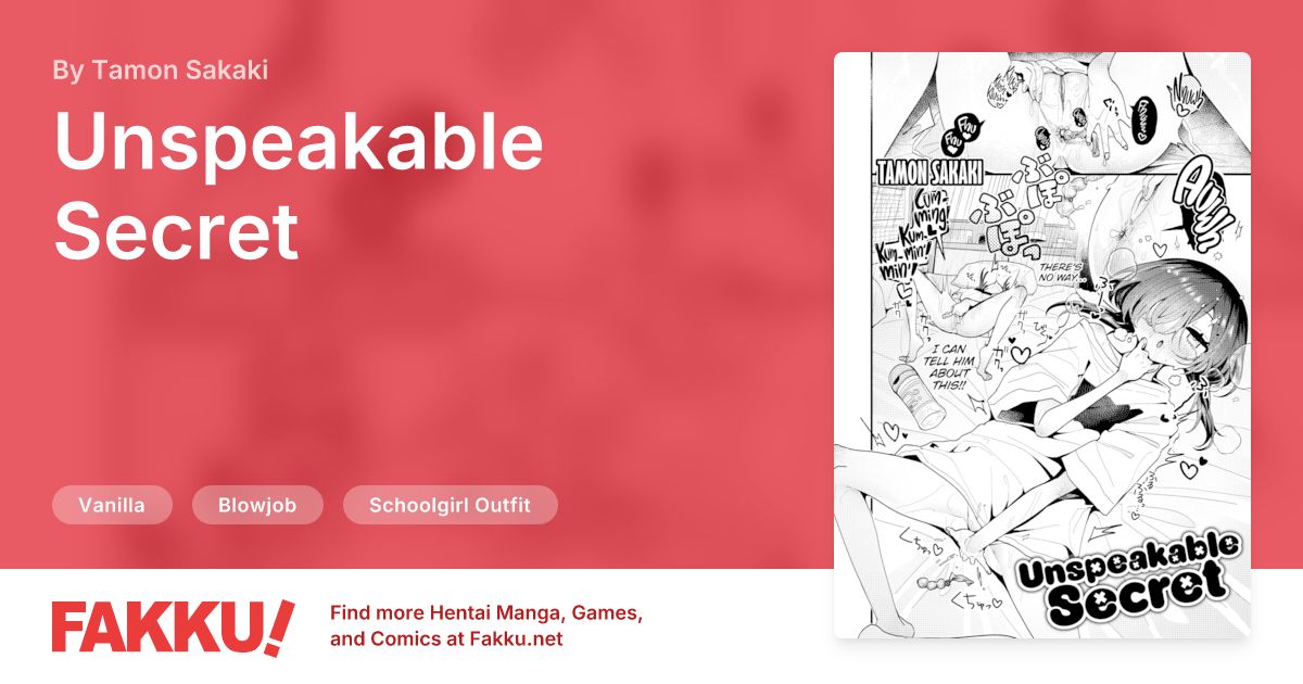 Unspeakable Secret Hentai by Tamon Sakaki - FAKKU