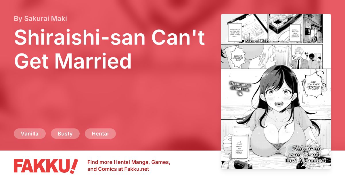 Shiraishi-san Can't Get Married Hentai by Sakurai Maki - FAKKU